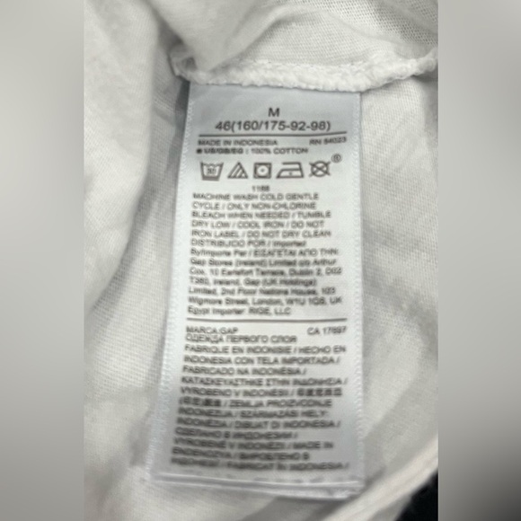 Gap Women’s Long Sleeved Peplum Short, Size Medium, White - Picture 6 of 7